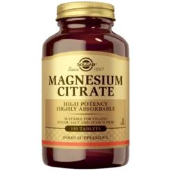 Solgar Magnesium Citrate - Magnesiumsitraatti 120 tabl.