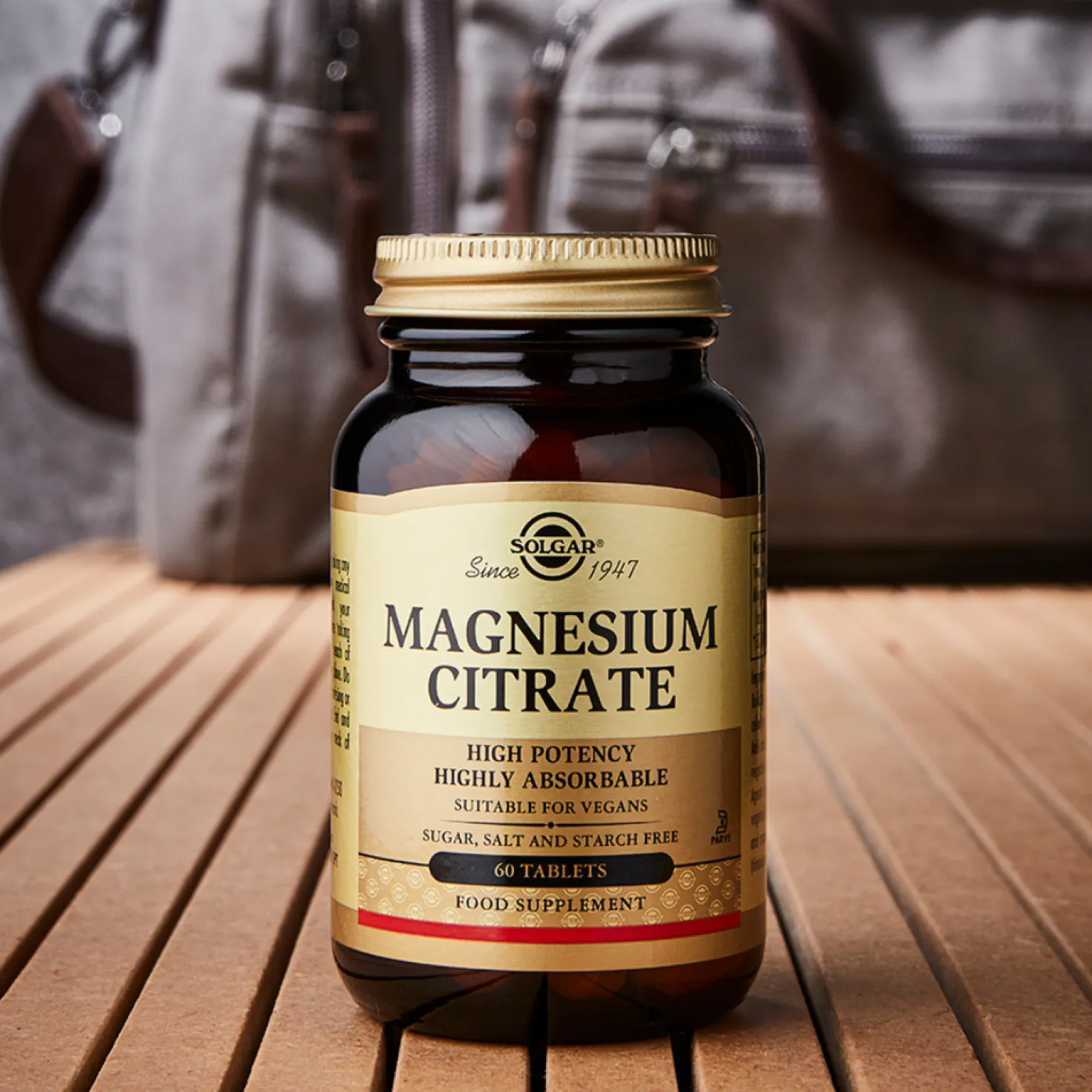 Solgar Magnesium Citrate - Magnesiumsitraatti 60 tabl.