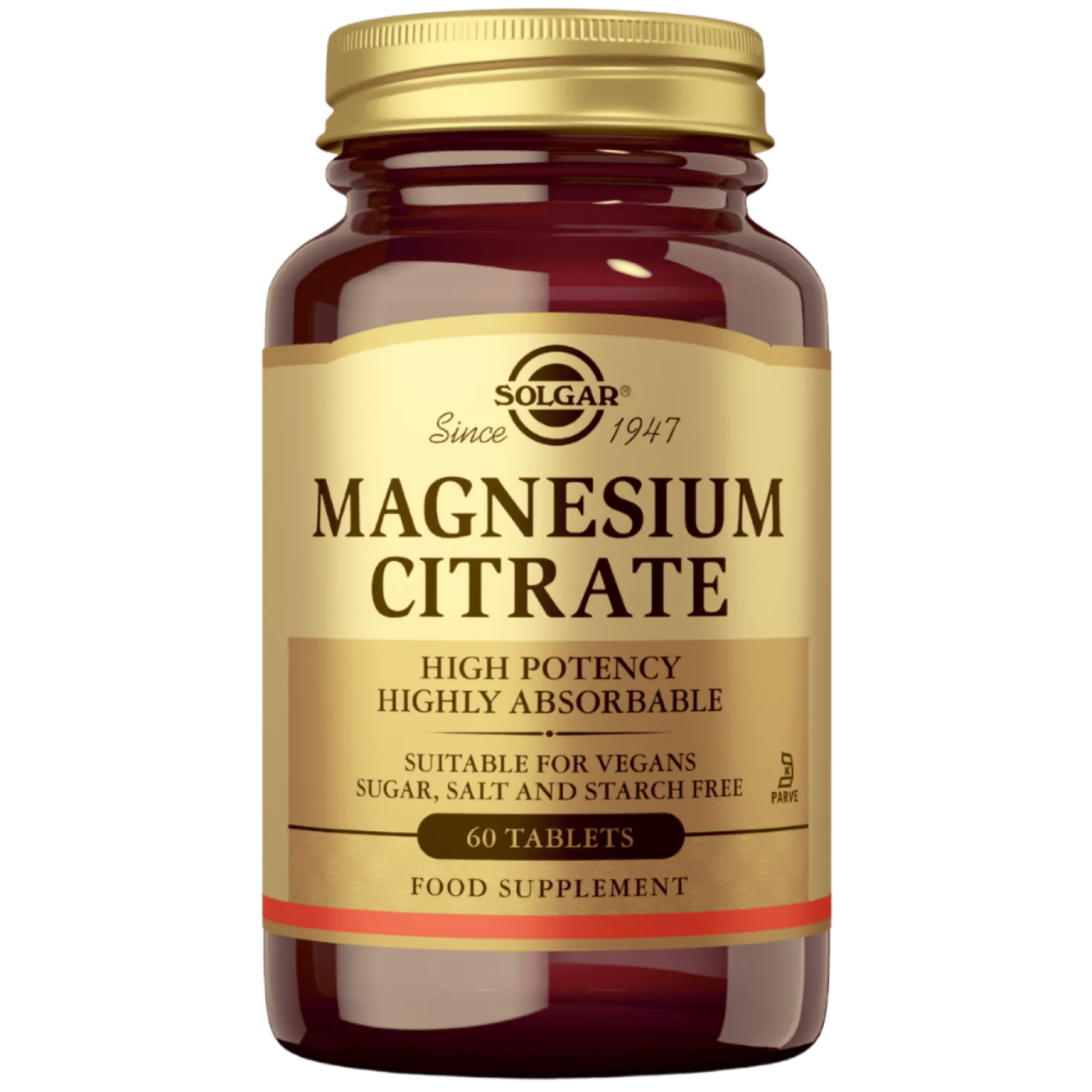 Solgar Magnesium Citrate - Magnesiumsitraatti 60 tabl.
