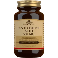 Solgar Pantothenic Acid 550 mg - B-Vitamiinivalmiste 50 kaps.