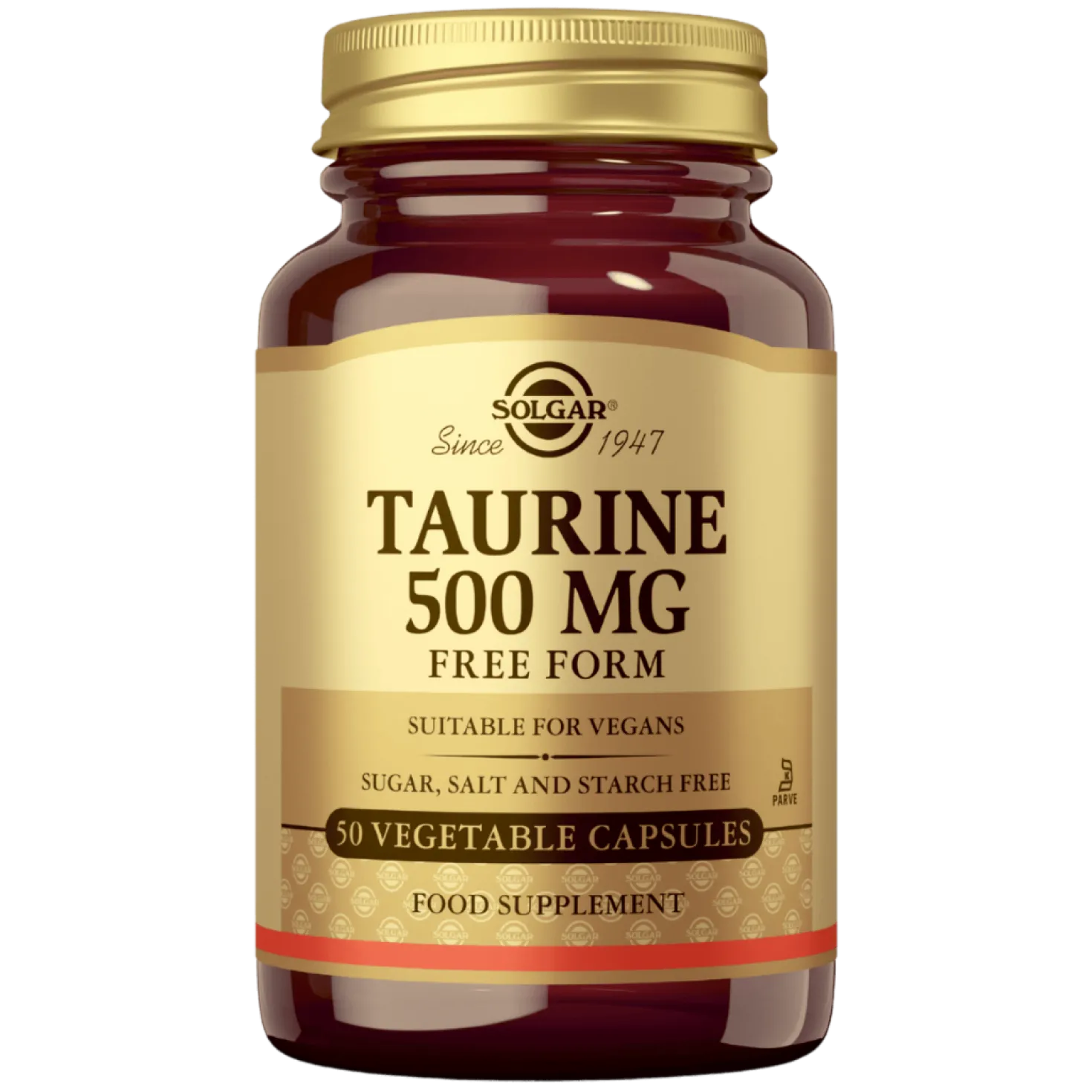 Solgar Taurine 500 mg 50 kaps. - Aminohappovalmiste