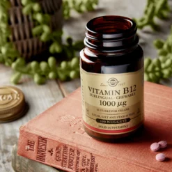 Solgar Vitamin B12 1000 µg - B12 vitamiinivalmiste, imeskelytabletti 100 tabl.