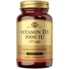 Solgar Vitamin D3 1000 IU 25 µg - D3-vitamiini 100 kaps.