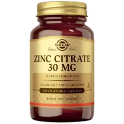 Solgar Zinc Citrate 30 mg - Sinkkisitraatti 100 kaps.