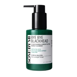 Some By Mi Bye Bye Blackhead 30 Days Miracle Green Tea Tox Bubble Cleanser - Puhdistusaine 120 g - poistuu