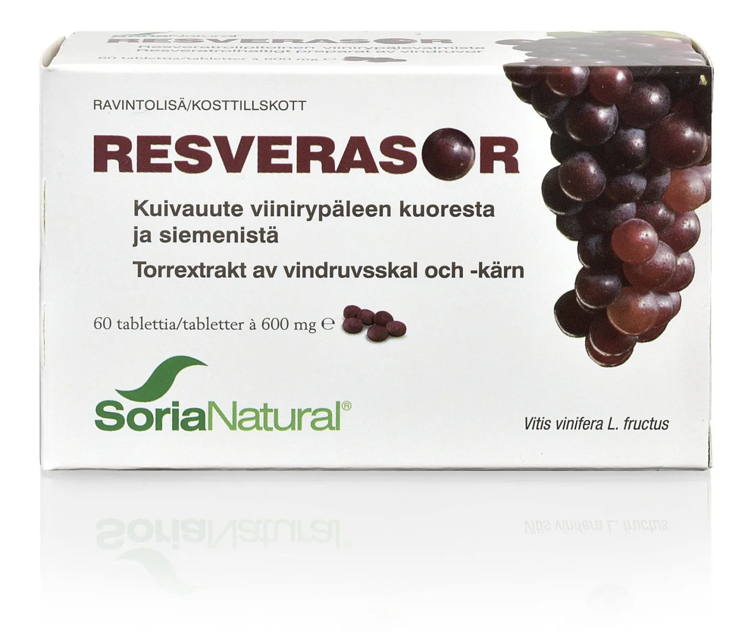 Soria Natural Resverasor - Resveratrolivalmiste 60 tabl.