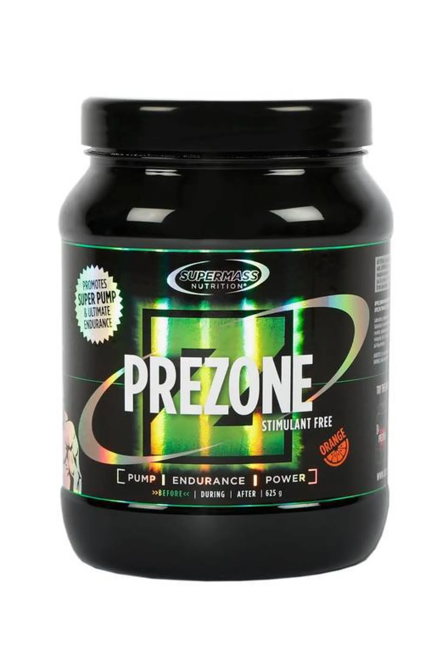 Supermass PREZONE Stimulant Free Orange - Tehonlisääjä 625 g