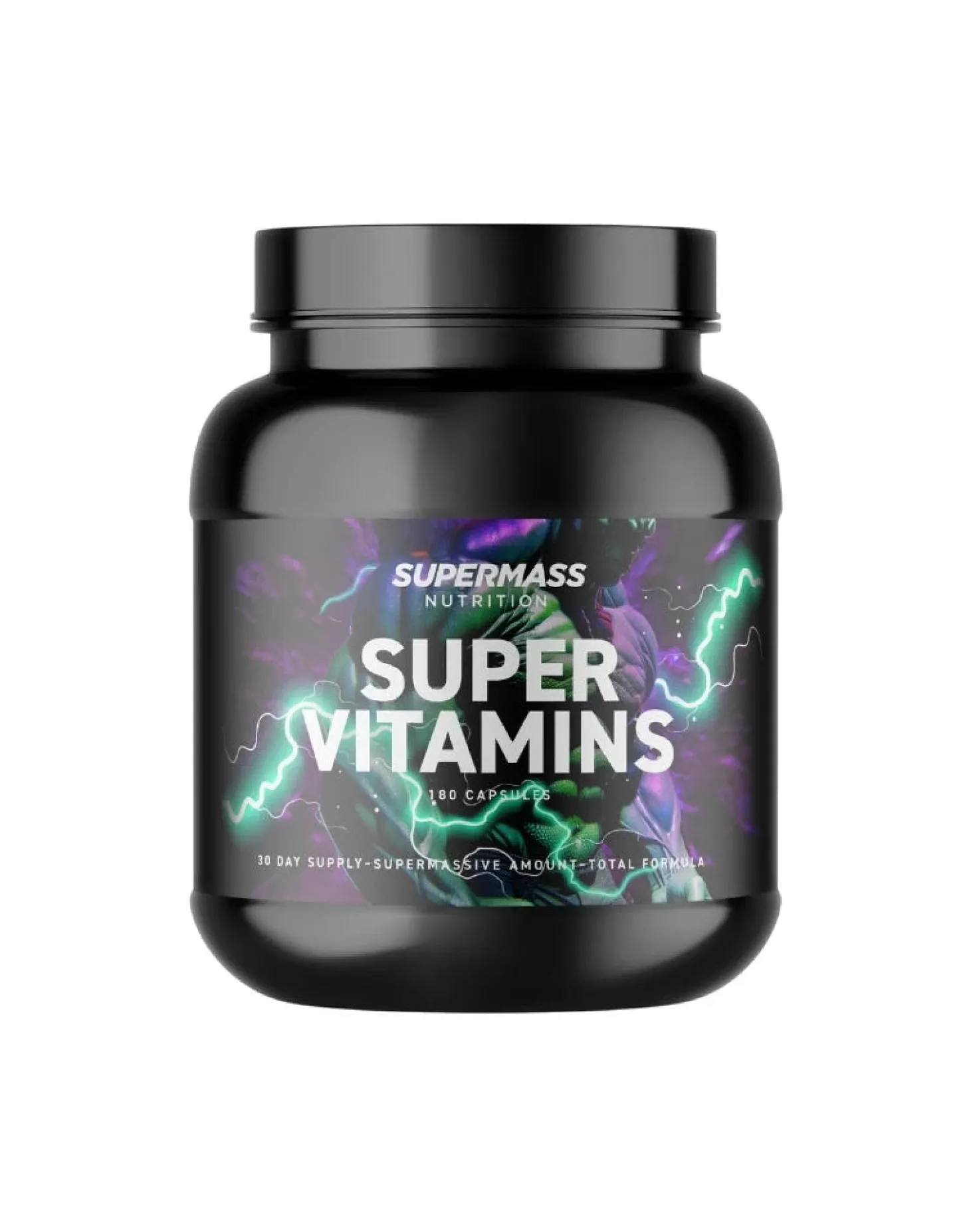 Supermass SUPER VITAMINS - Monivitamiini 180 kaps.