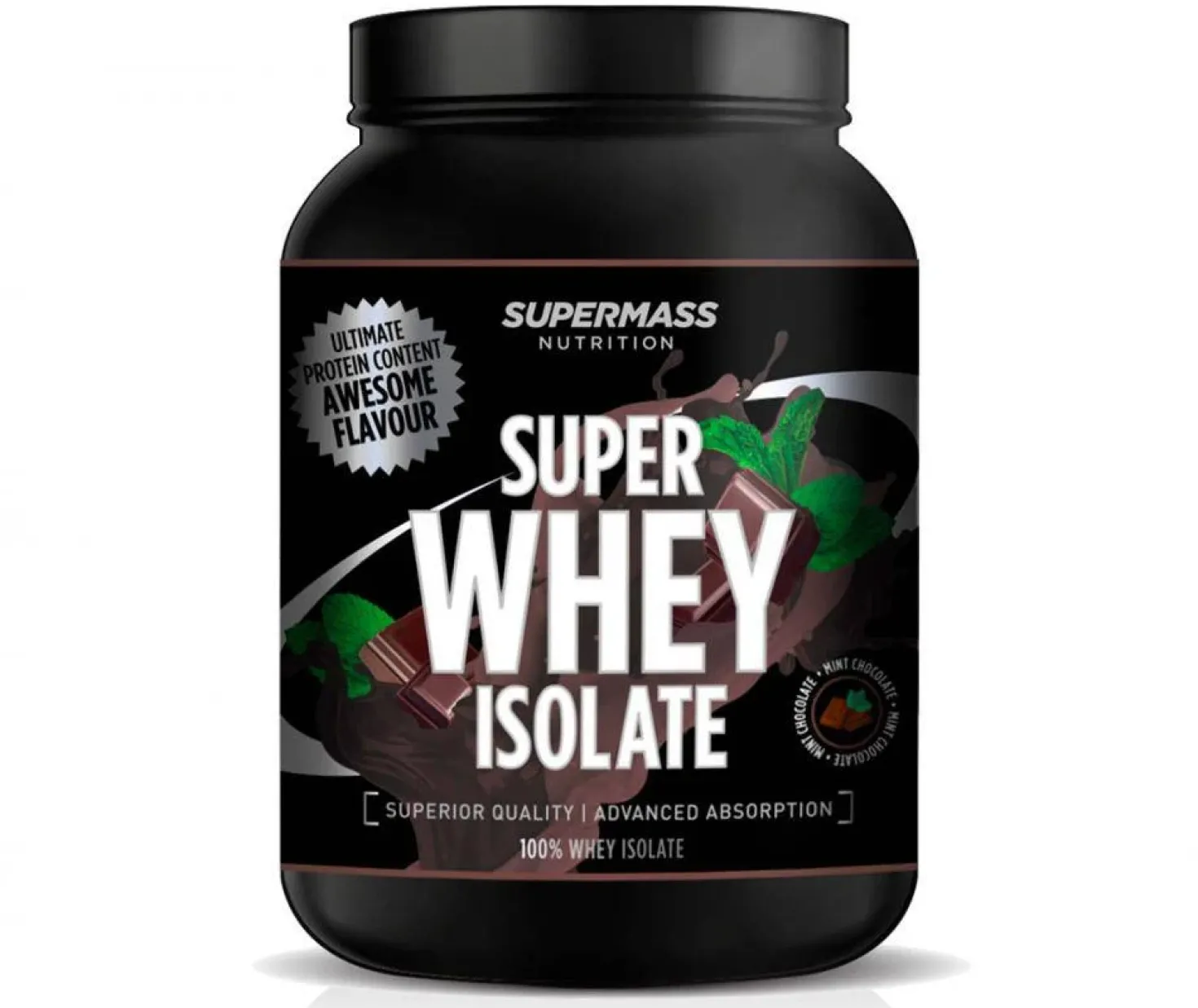 Supermass SUPER WHEY ISOLATE Minttusuklaa 1300 g
