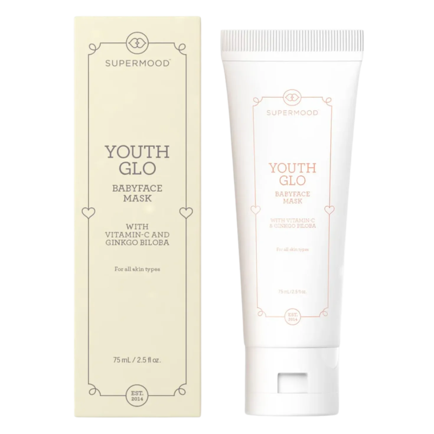 Supermood Babyface Mask - Kasvonaamio 75 ml - poistuu