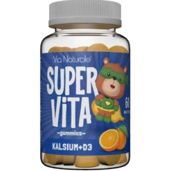 Super Vita Kalsium + D3-vitamiini Gummies - Appelsiini 60 kpl