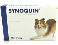 Synoquin 10-25 kg - Täydennysrehuvalmiste keskikokoisille koirille 30 purutabl.