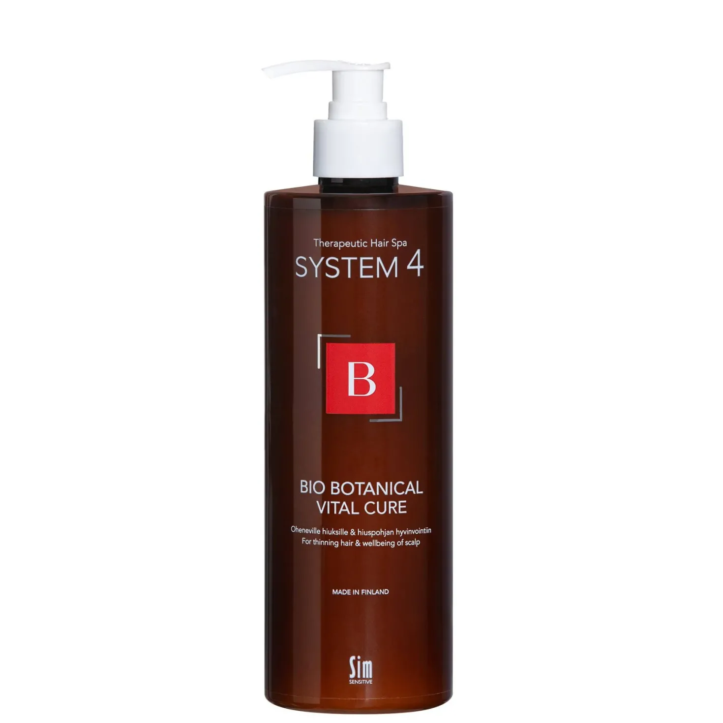 System 4 B Bio Botanical Vital Cure - Hoitoaine 500 ml
