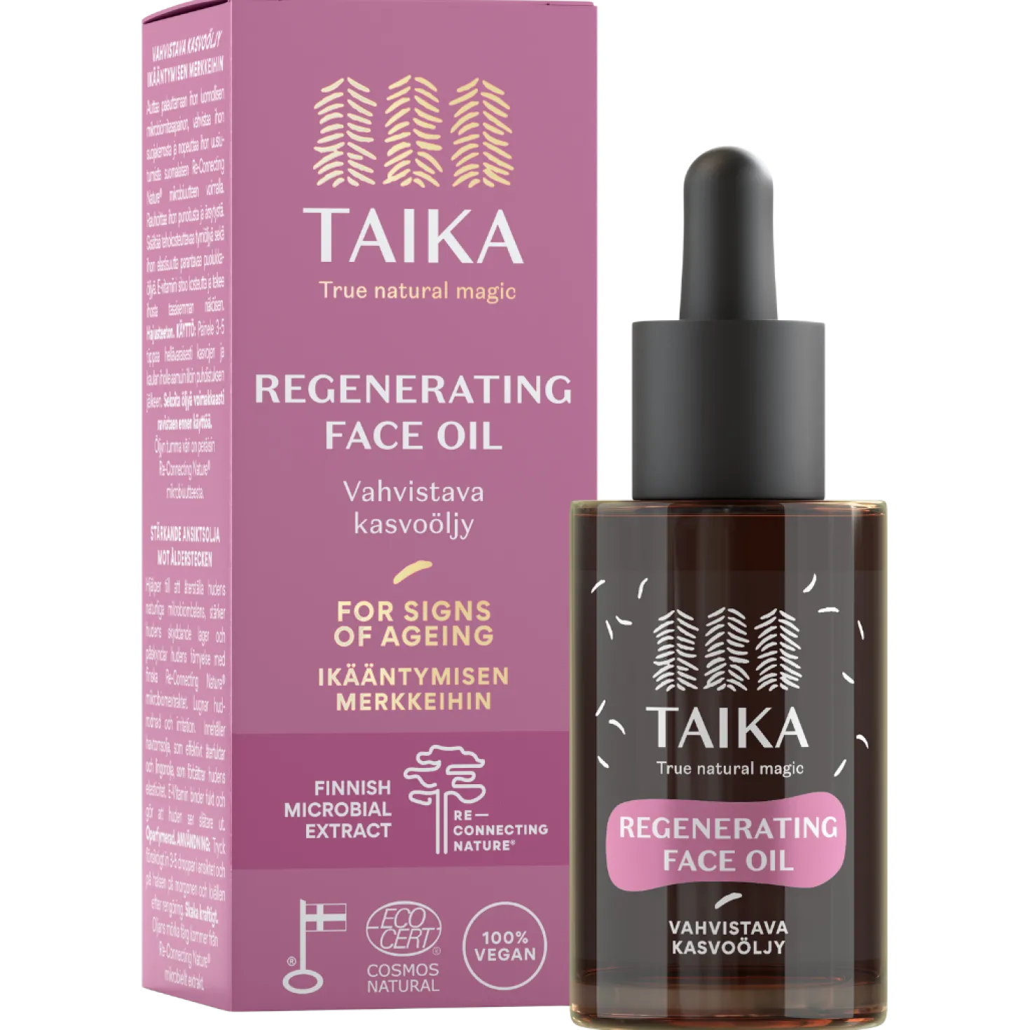 Taika Vahvistava Kasvoöljy 30 ml - Pakkaus vaurioitunut, tuote käyttökelpoinen.