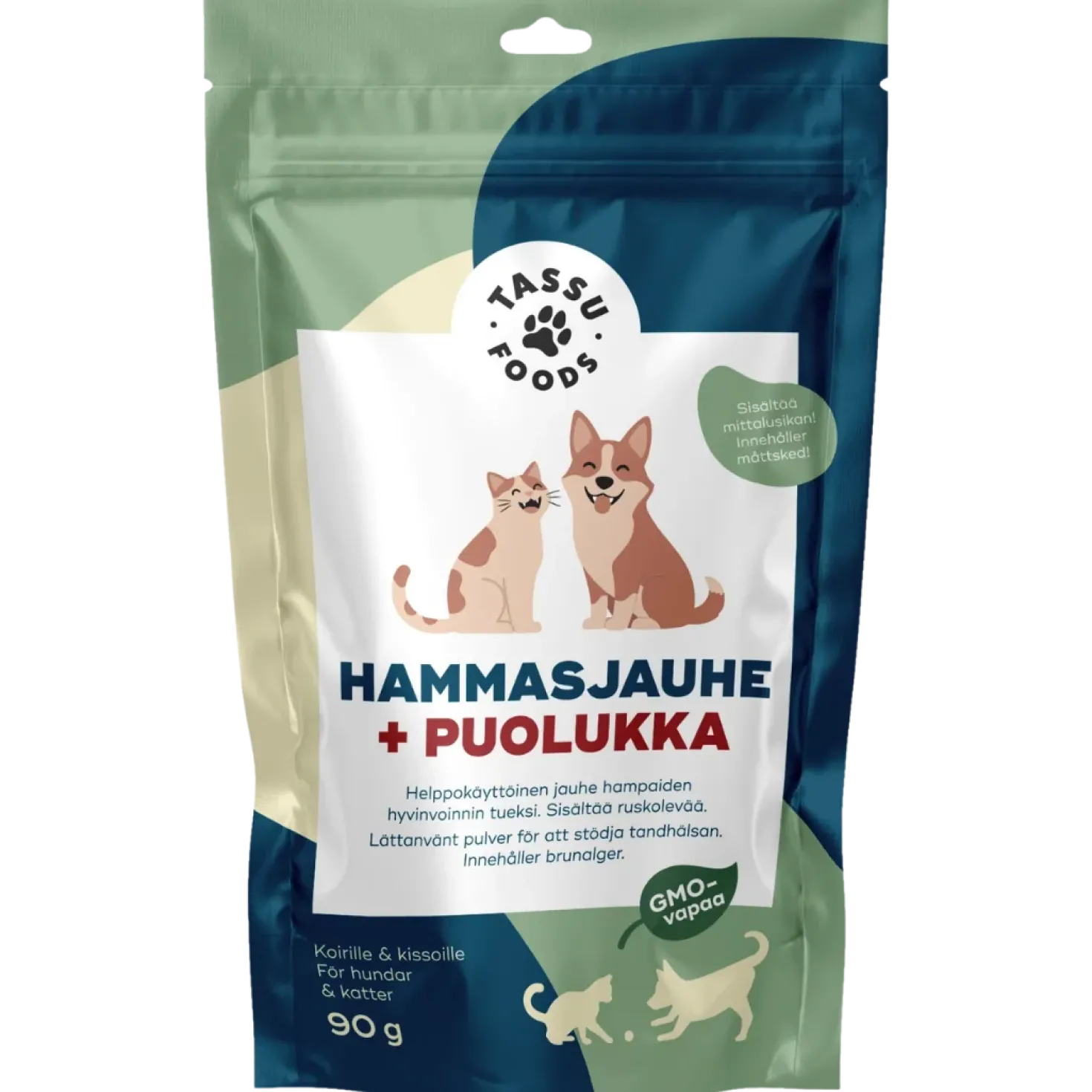 Tassu Foods Hammasjauhe + Puolukka 90 g
