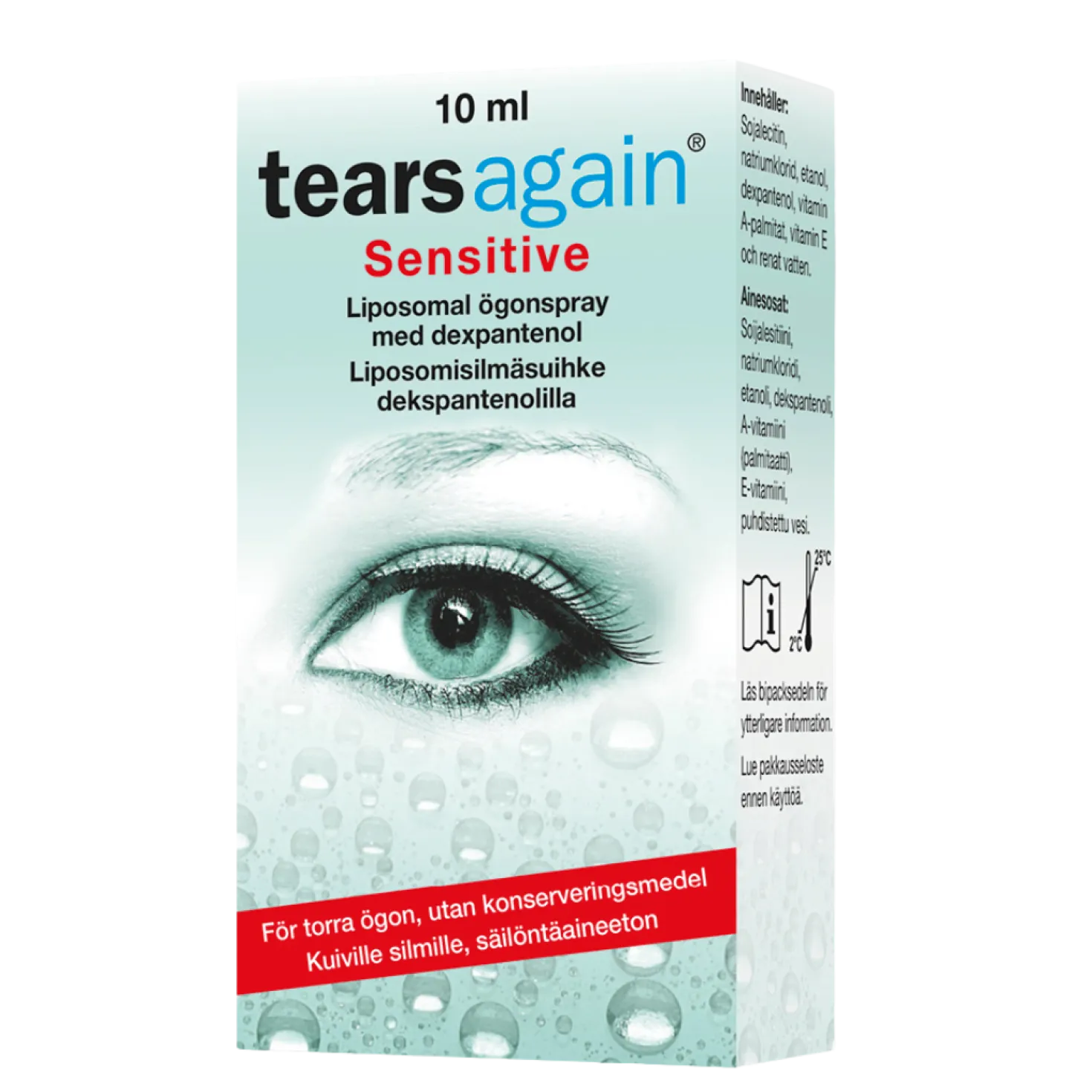 Tearsagain Sensitive - Silmäsuihke 10 ml