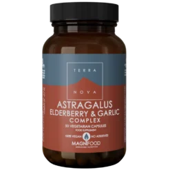 Terranova Astragalus Mustaselja & Valkosipuli Complex 50 vegekaps.