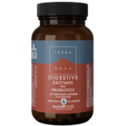 Terranova Digestive Enzymes With Probiotics 50 kaps. - HUOM Päiväys 01/2027