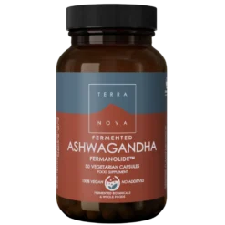 Terranova Fermented Ashwagandha - Fermentoitu ashwagandha 50 kaps.
