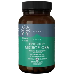 Terranova Green Child Friendly Microflora - Maitohappobakteerivalmiste lapsille 50 kaps.