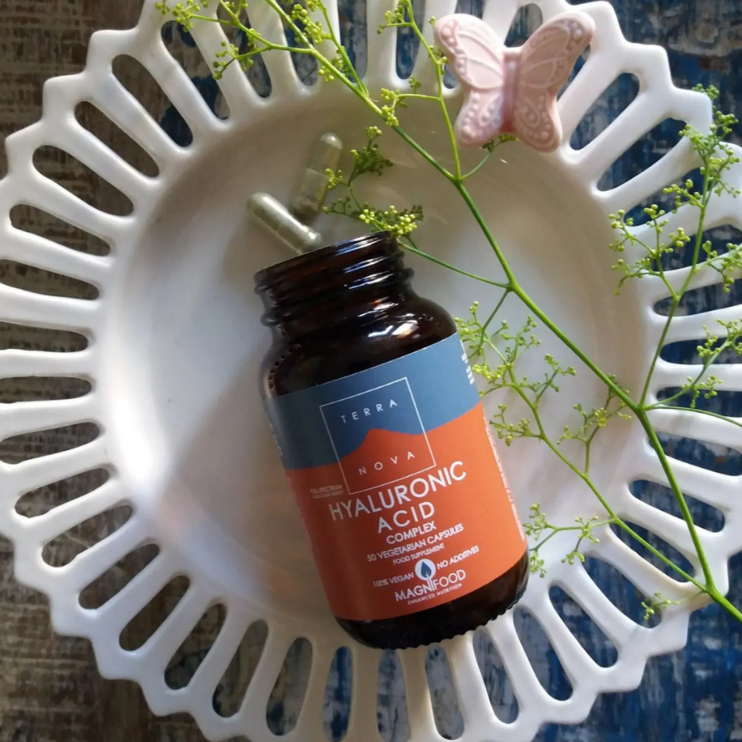 Terranova Hyaluronic Acid Complex - Hyaluronihappo 50 kaps.
