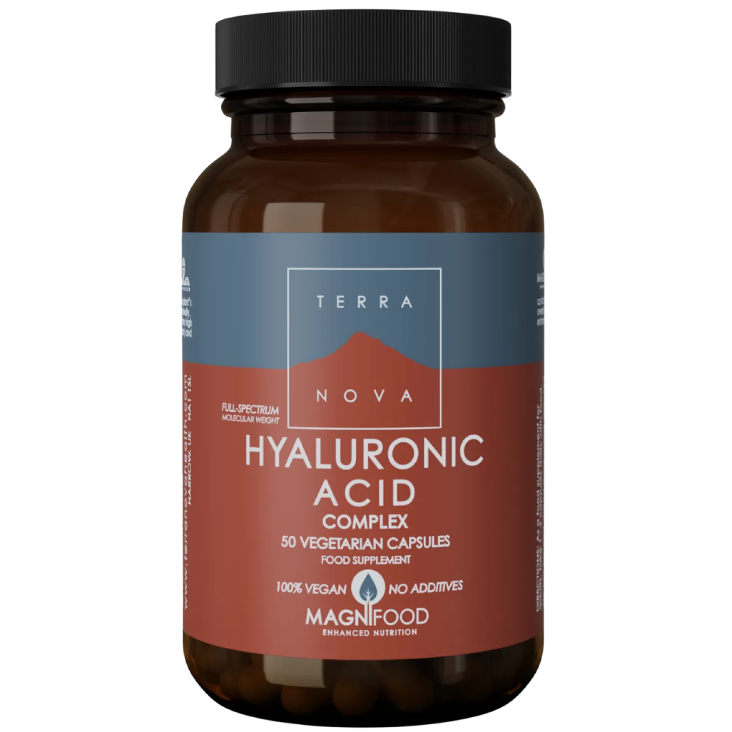 Terranova Hyaluronic Acid Complex - Hyaluronihappo 50 kaps.