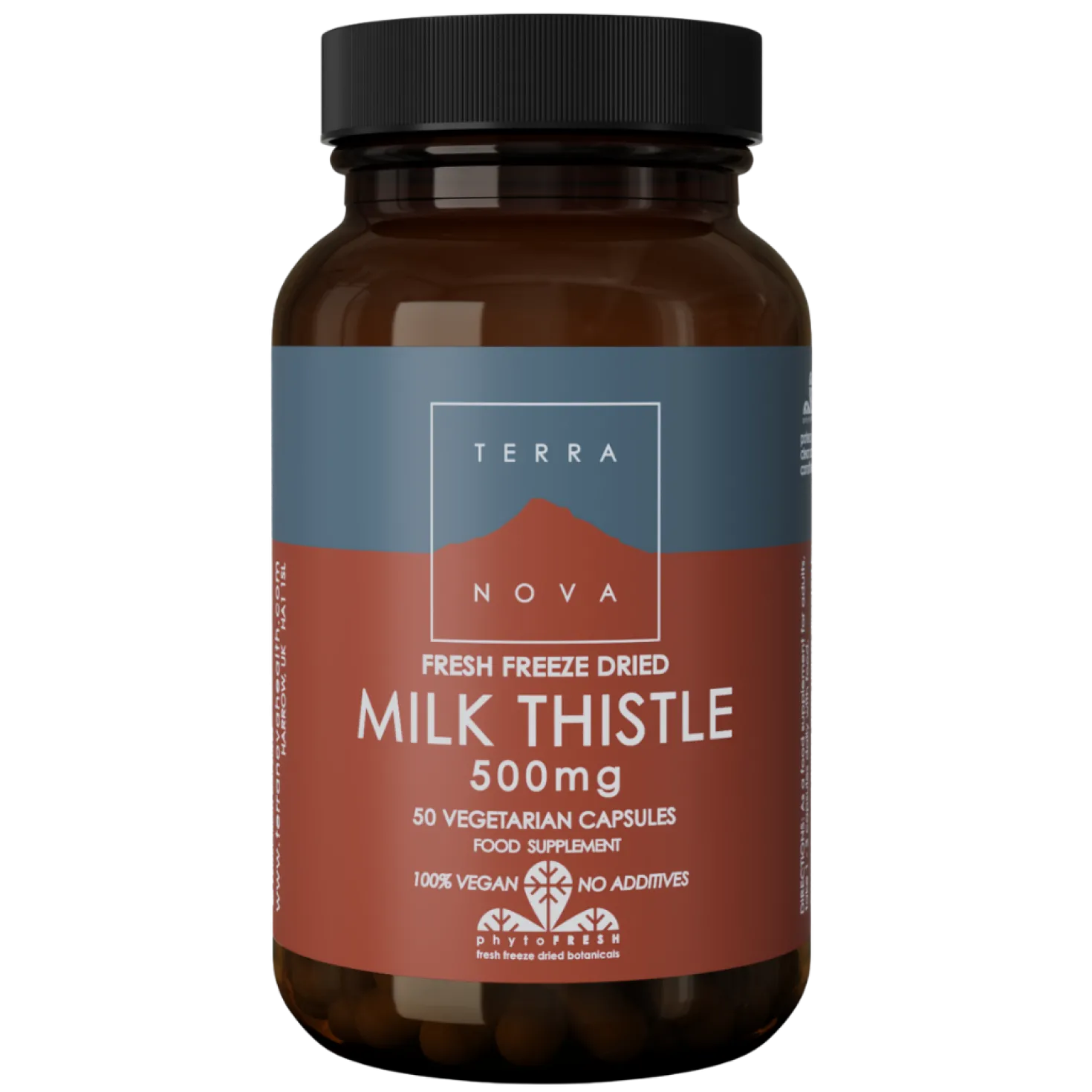 Terranova Milk Thistle 500 mg - Maarianohdake 50 kaps.