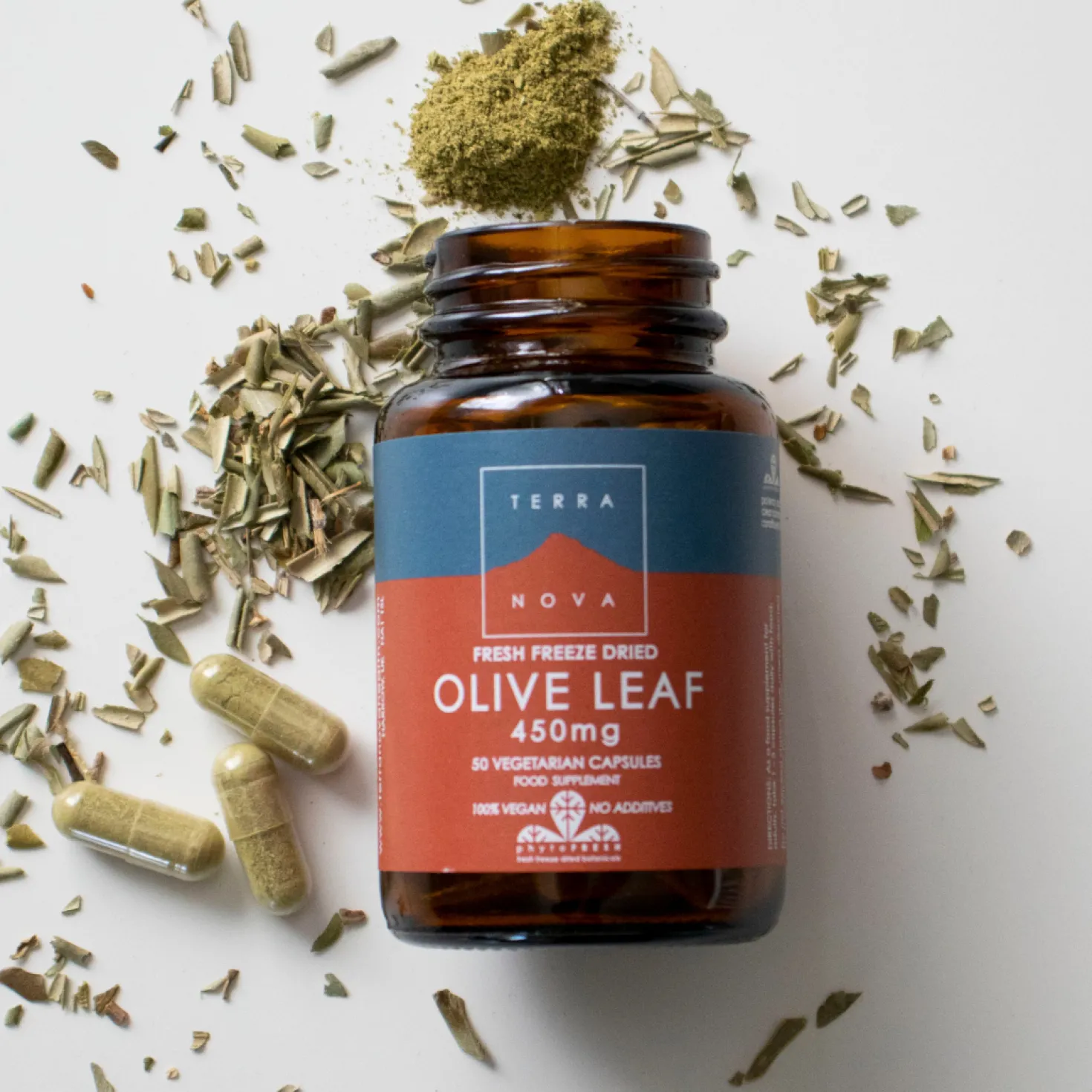 Terranova Olive Leaf 450 mg - Oliivinlehti 50 kaps.