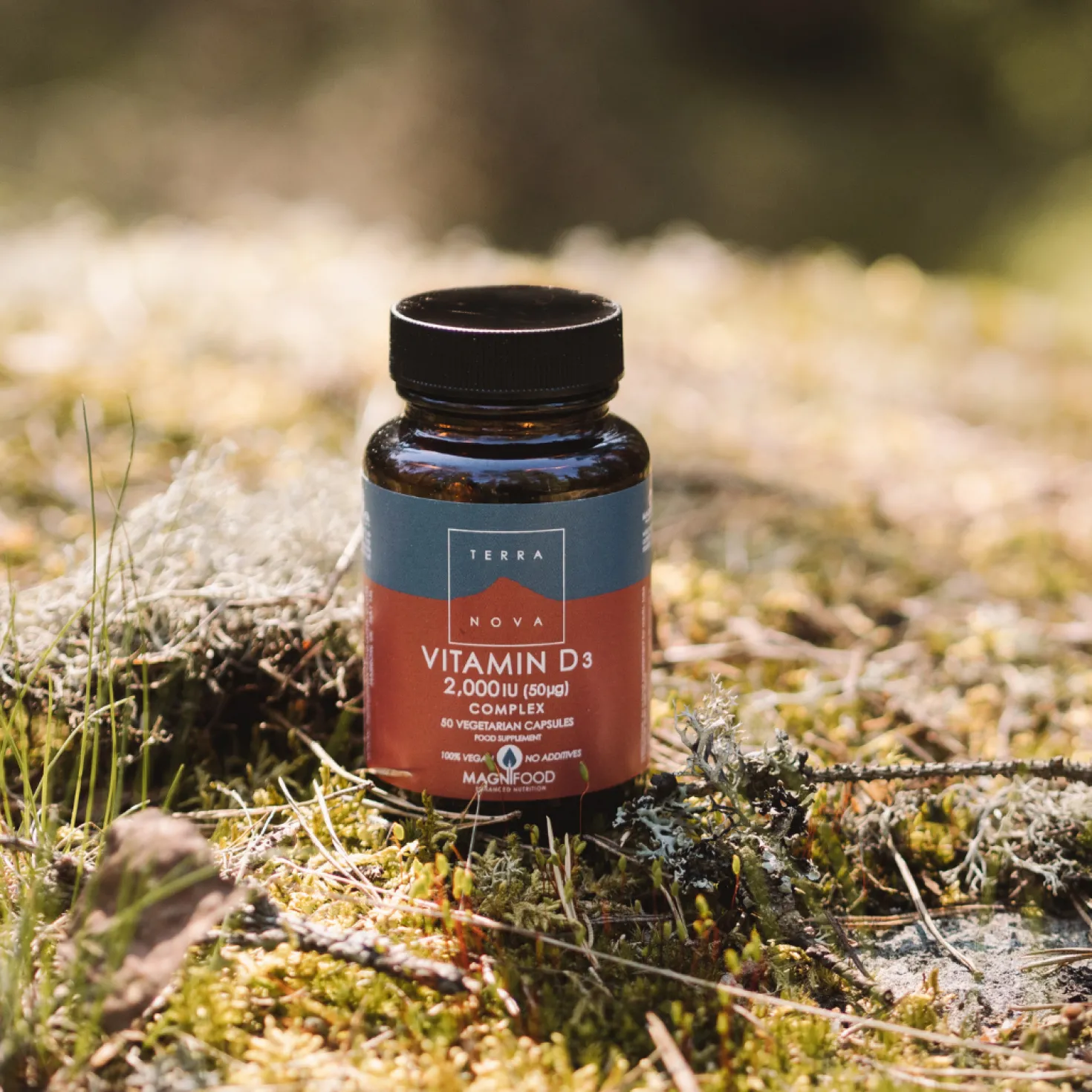 Terranova Vitamin D3 2000 IU 50 µg - D3-vitamiini 50 kaps.