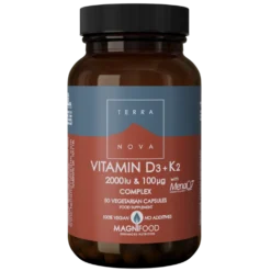 Terranova Vitamin D3 + K2 Complex 50 kaps.