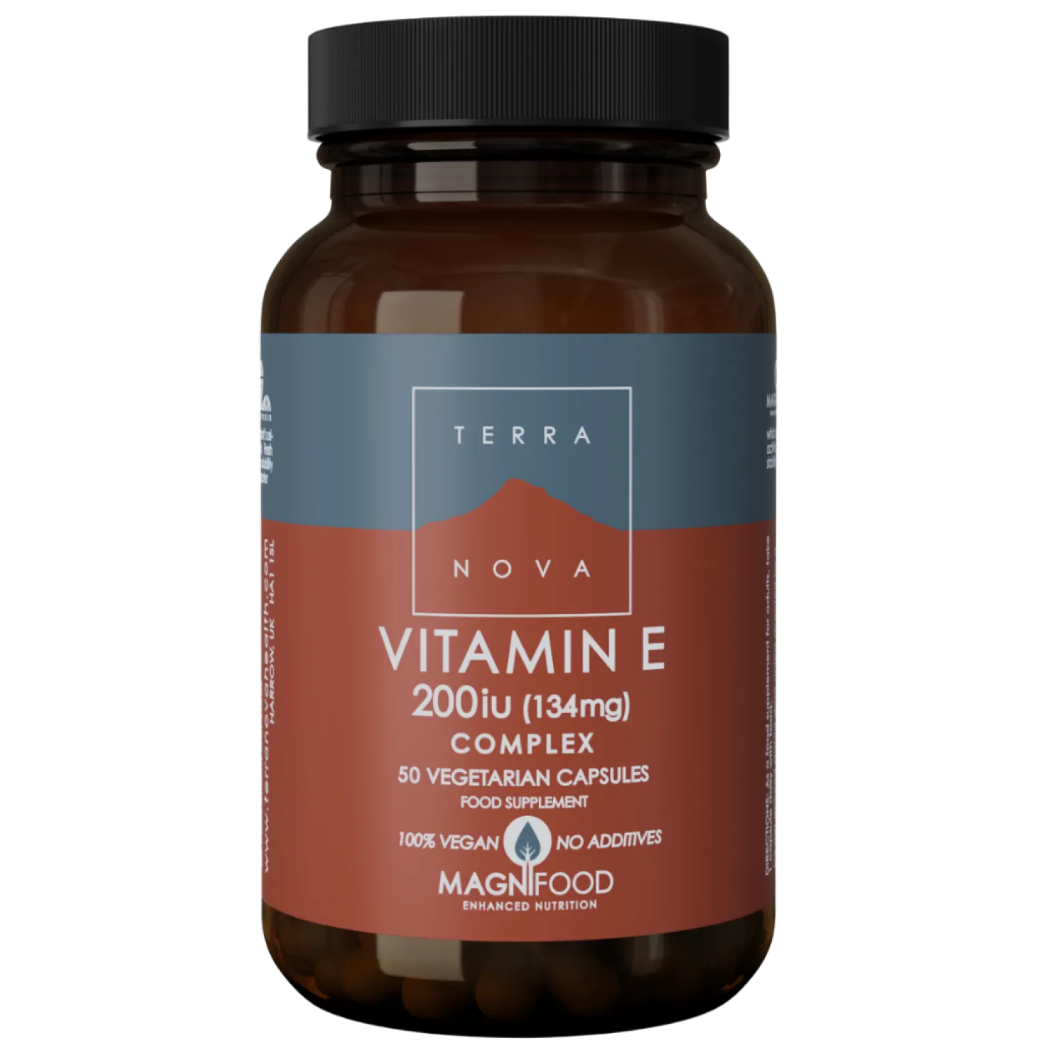 Terranova Vitamin E 134 mg - E-vitamiini 50 kaps.