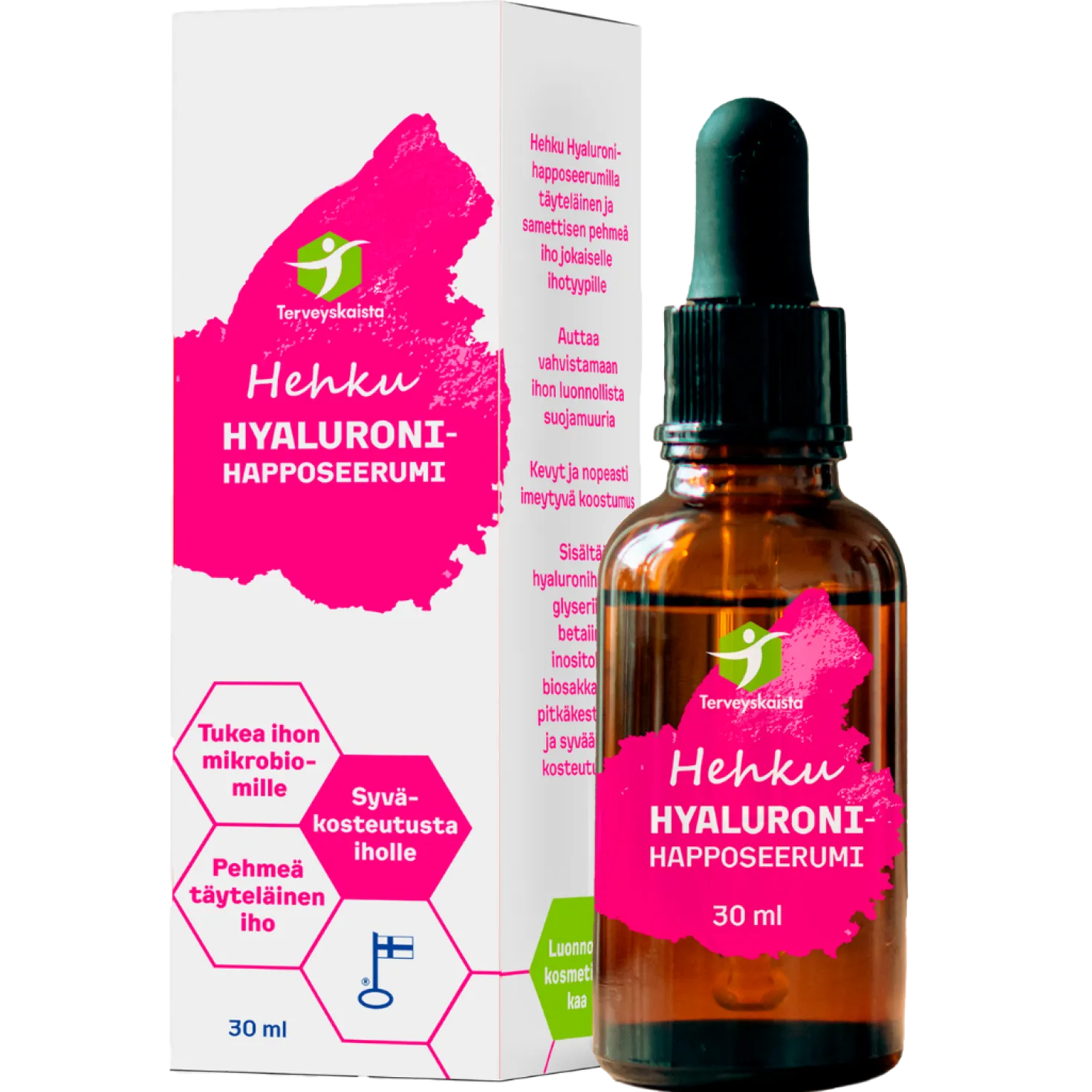 Terveyskaista Hehku Hyaluronihapposeerumi 30 ml