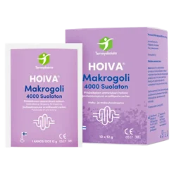Terveyskaista HOIVA Makrogoli 4000 Suolaton 10 x 12 g