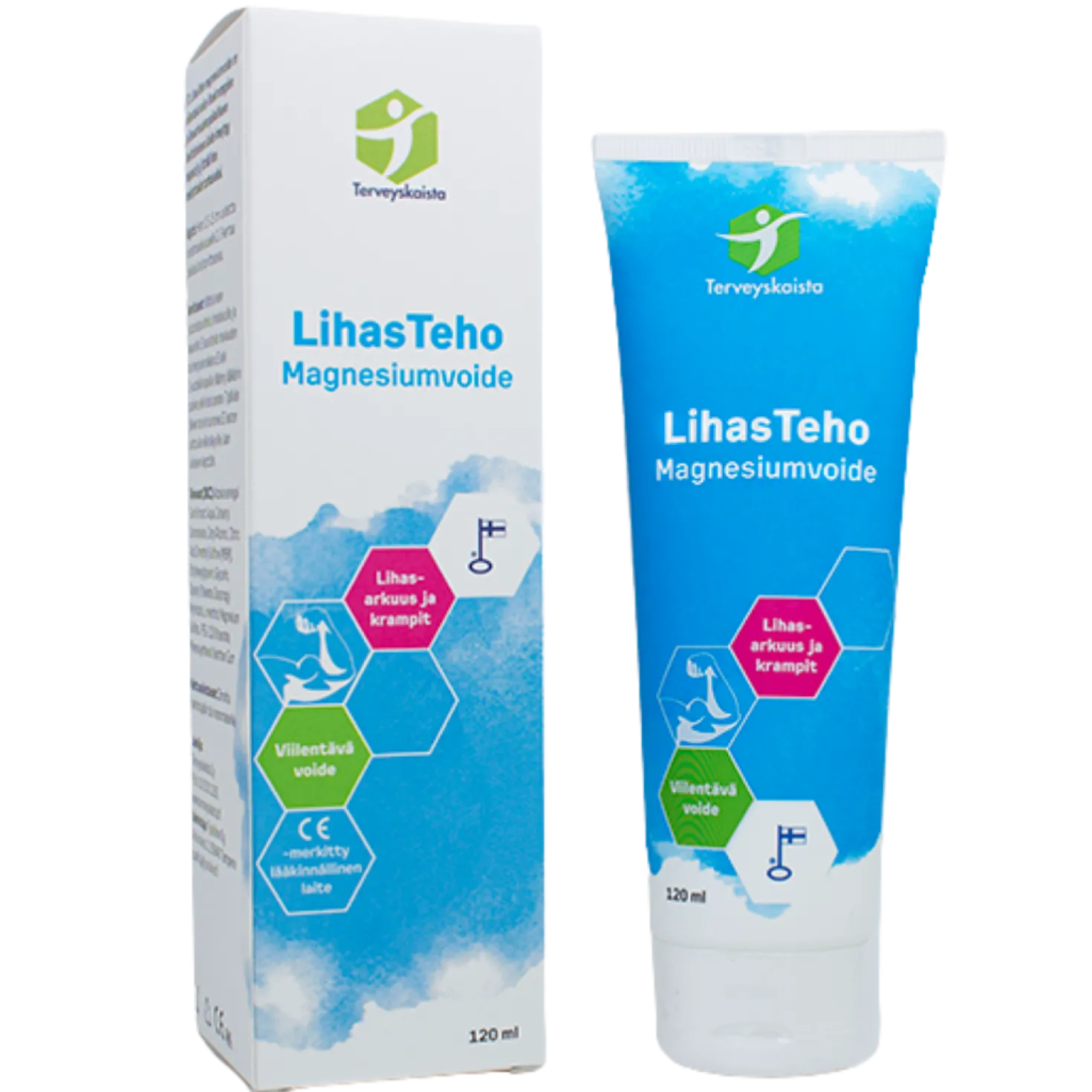 Terveyskaista LihasTeho Magnesiumvoide 120 ml - erä