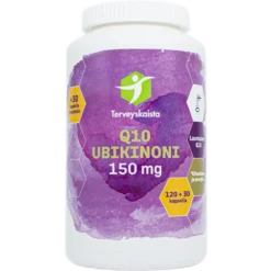 Terveyskaista Q10 Ubikinoni 150 mg 120+30 kaps. kampanjapakkaus