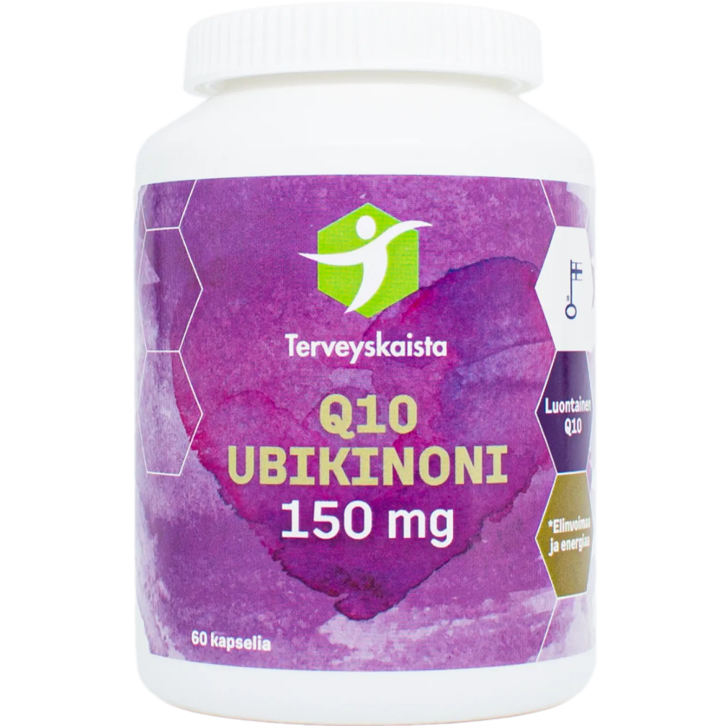 Terveyskaista Q10 Ubikinoni 150 mg 60 kaps.