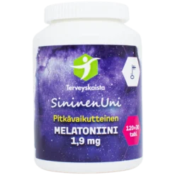 Terveyskaista Sininen Uni - Pitkävaikutteinen Melatoniini 1,9 mg 150 tabl.