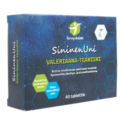 Terveyskaista Sininen Uni Valeriaana-teaniini 40 tabl.