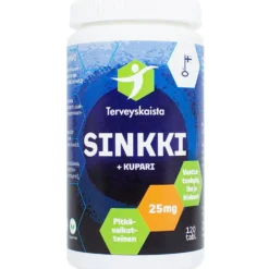 Terveyskaista Sinkki + Kupari 120 tabl.