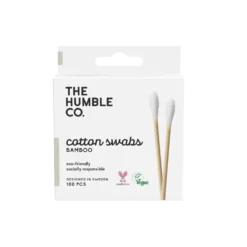 The Humble Co Bamboo Cotton Swabs - Vanupuikko 100 kpl / ltk