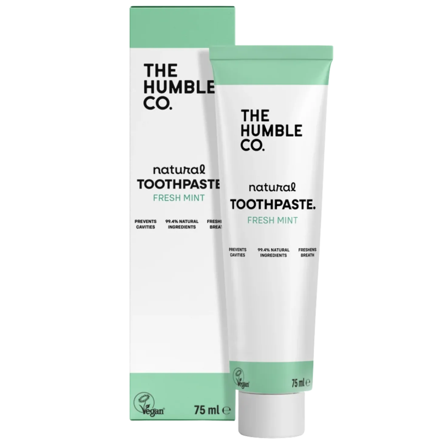 The Humble Co. Natural Toothpaste Fresh Mint - Hammastahna 75 ml