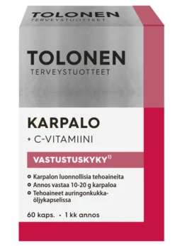 Tolonen Karpalo + C-vitamiini 60 kaps.