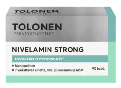 Tolonen Nivelamin Strong - Glukosamiini-kurkuma-MSM -ravintolisä 90 tabl.