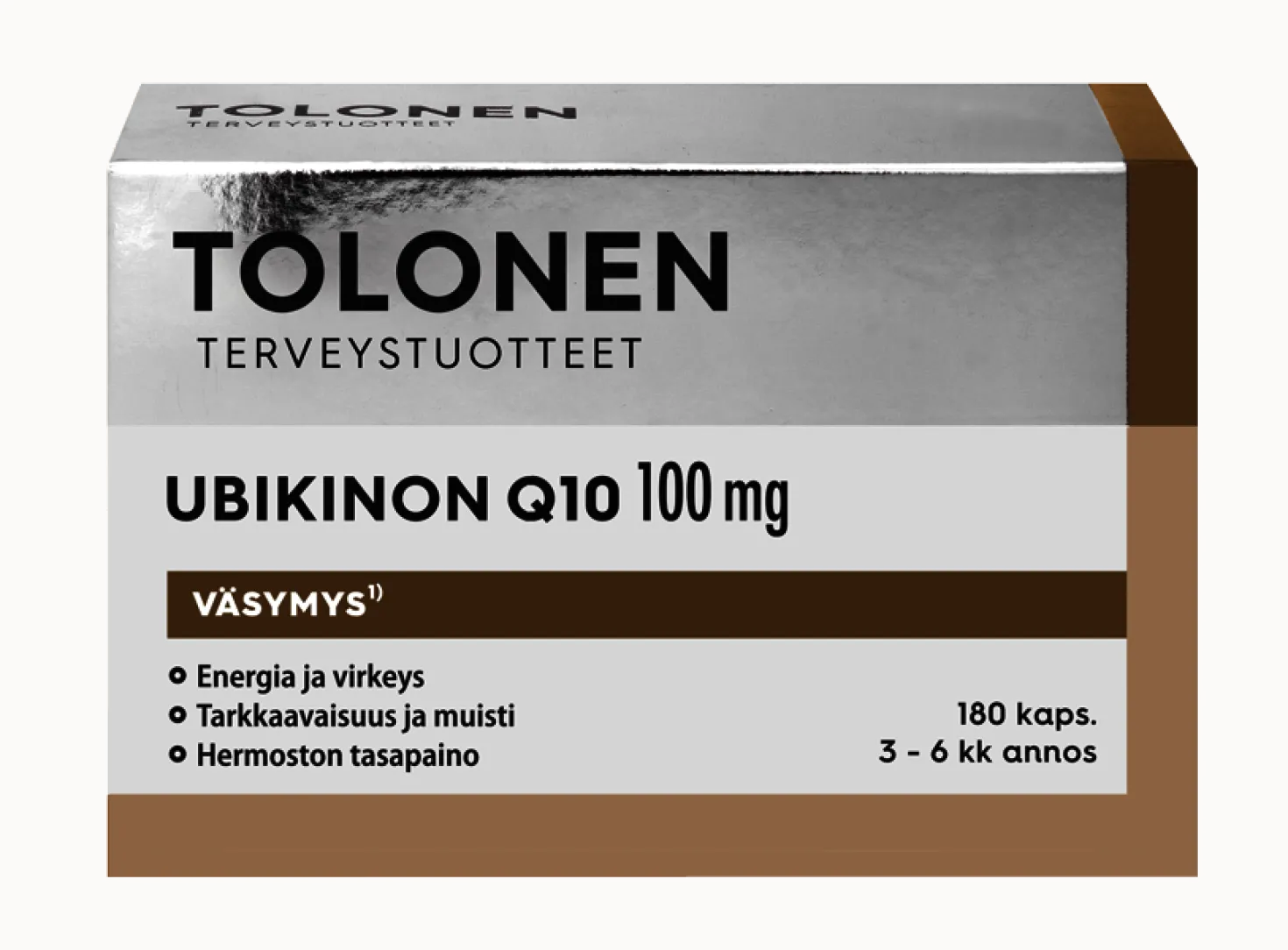 Tolonen Ubikinon Q10 100 mg 180 kaps.