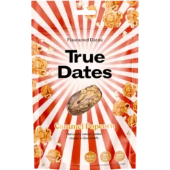 True Dates Caramel Popcorn - Taatelimakeinen Karamelli Popcorn 100 g