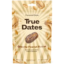 True Dates Creamy Peanut Butter - Taatelimakeinen Kermainen Maapähkinävoi 100 g