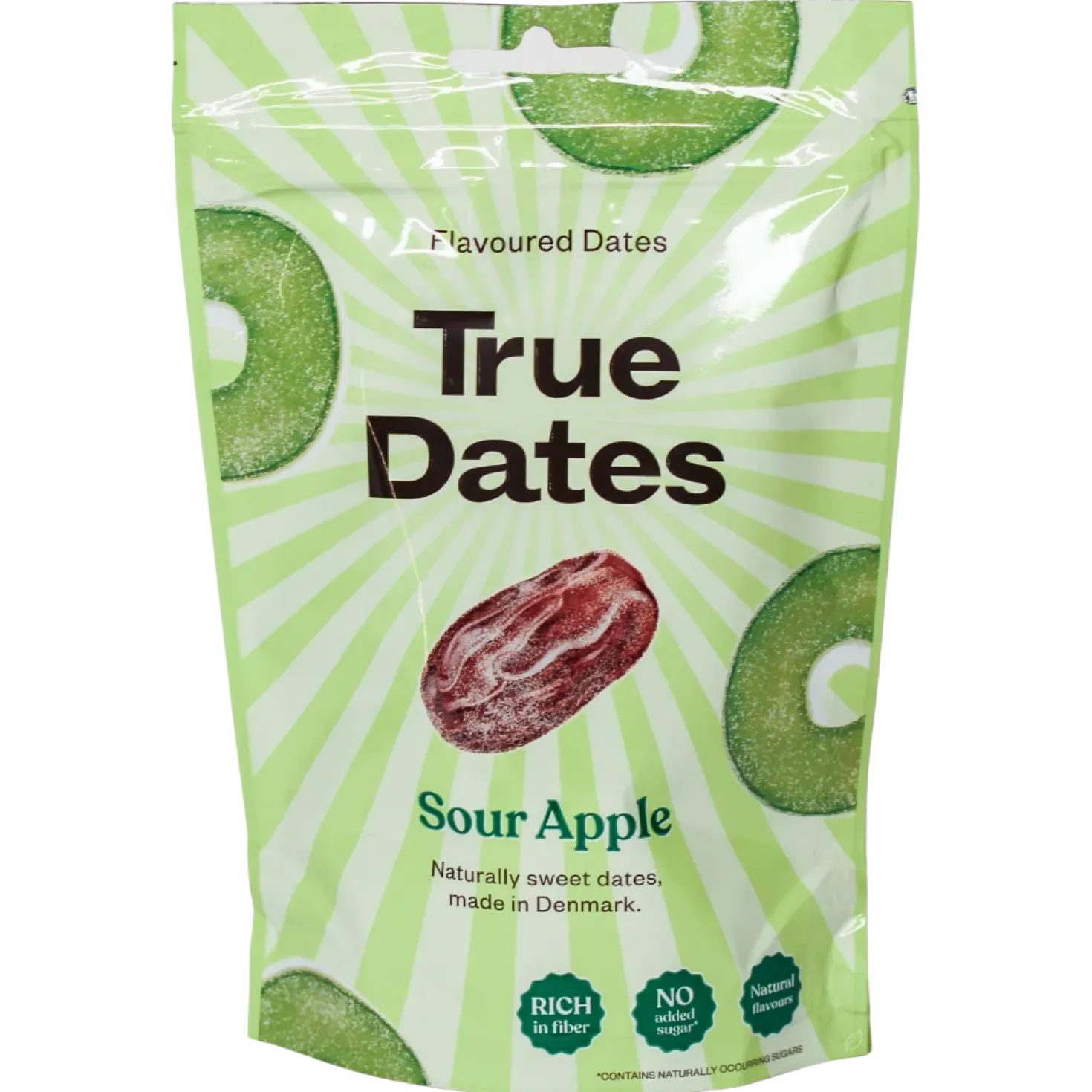 True Dates Sour Apple - Taatelimakeinen Kirpeä Omena 100 g