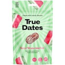 True Dates Sour Watermelon - Taatelimakeinen Kirpeä Vesimeloni 100 g
