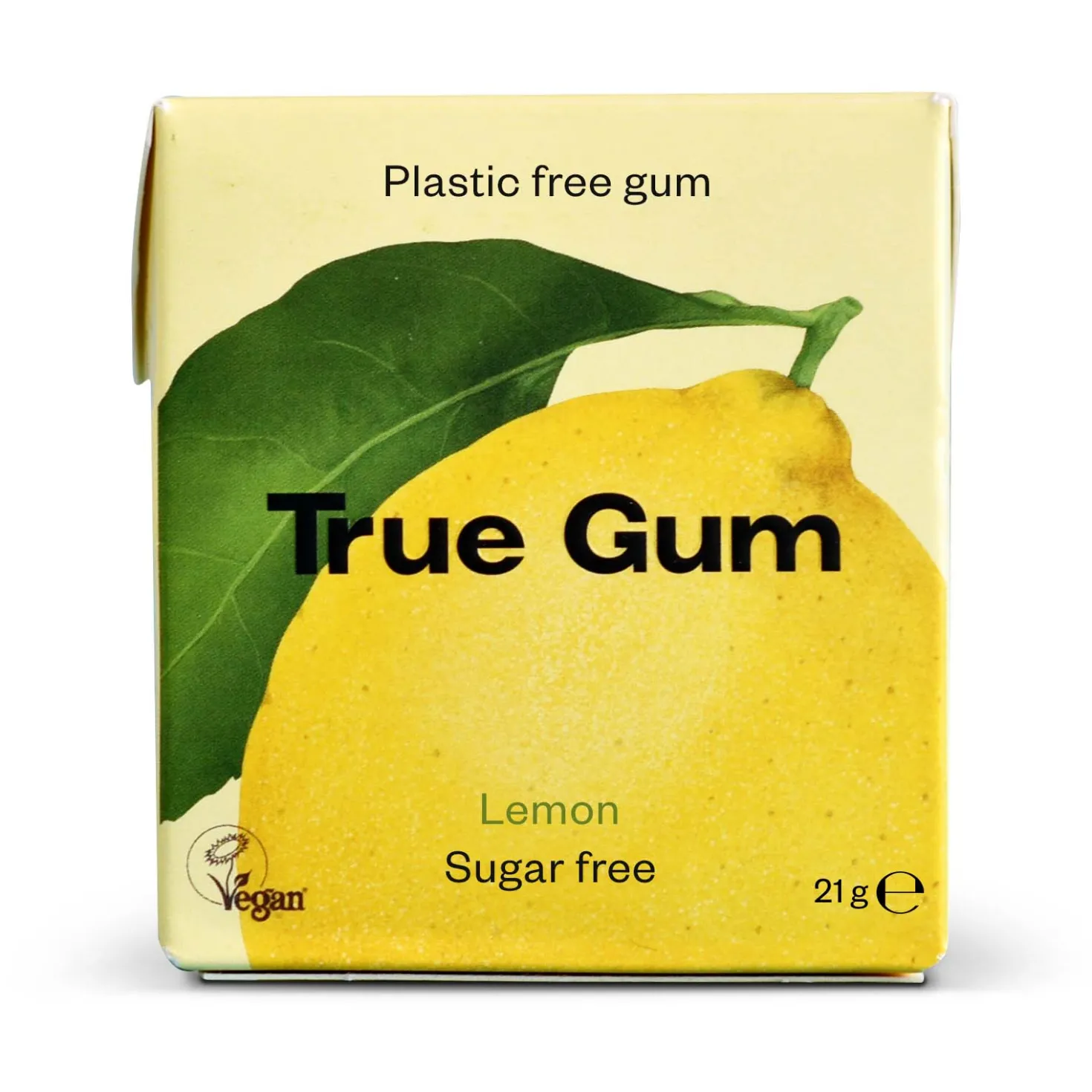 True Gum Ksylitolipurukumi Sitruuna - Sokeriton 21 g