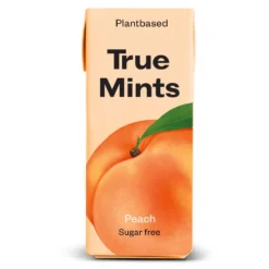 True Mints Peach - Ksylitolipastilli Persikka 13 g - Sokeriton